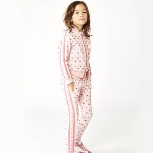 Marc Jacobs Kids size 10/12 seashell print track jacket pants set
